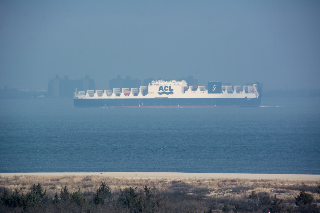 cargo Ship from Sandy Hook Lighthouse